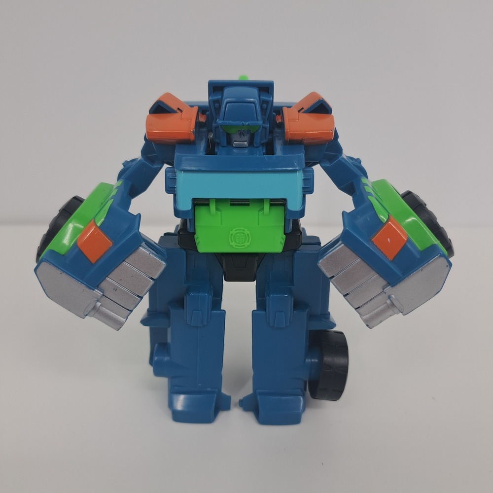 Hasbro Transformers Rescue Bots Hoist the Tow-Bot Blue Green Orange 5" Figure